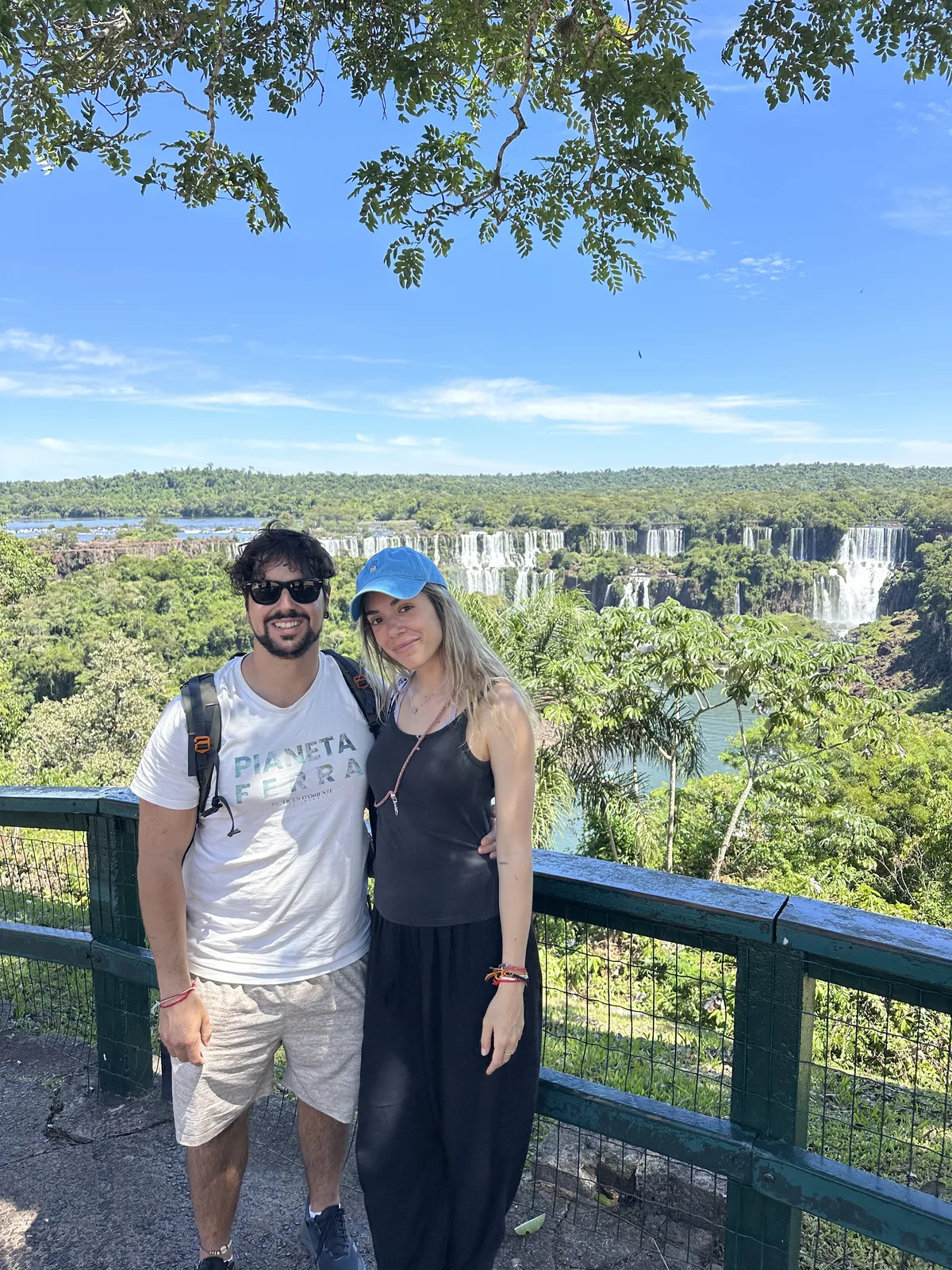 Panorama sulle cascate di Iguazú dal belvedere del parco nazionale