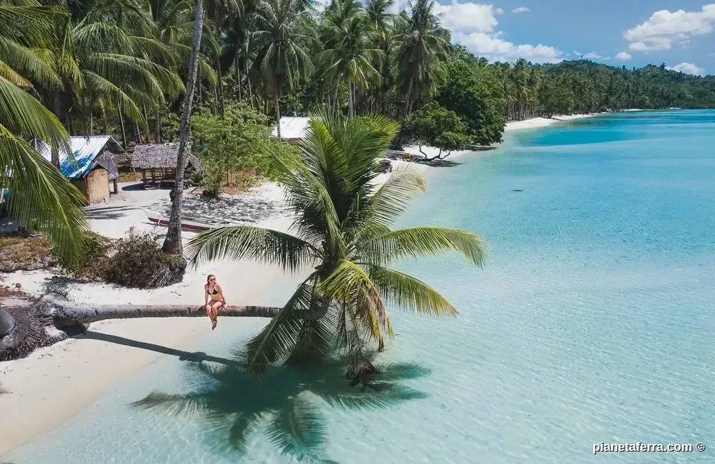 Il villaggio di pescatori di Port Barton, a Palawan